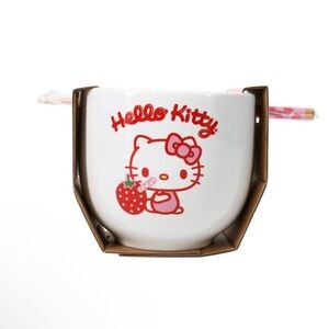 😻Hello kitty ramen bowl 🥣